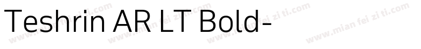 Teshrin AR LT Bold字体转换